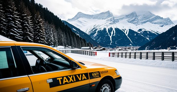 Réservez votre transfert en taxi entre genève et courchevel